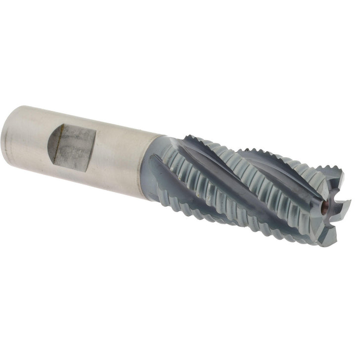 0.8750" 5-Flute Cobalt Single End Mill, TiCN - Hertel 87144713