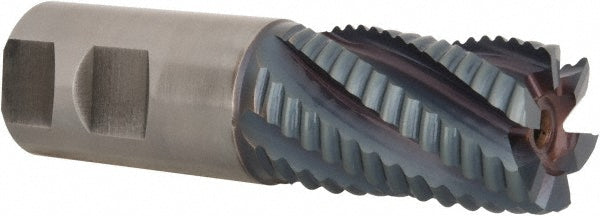1.2500in" 6-Flute Cobalt Roughing End Mill, TiCN - Hertel 87144754