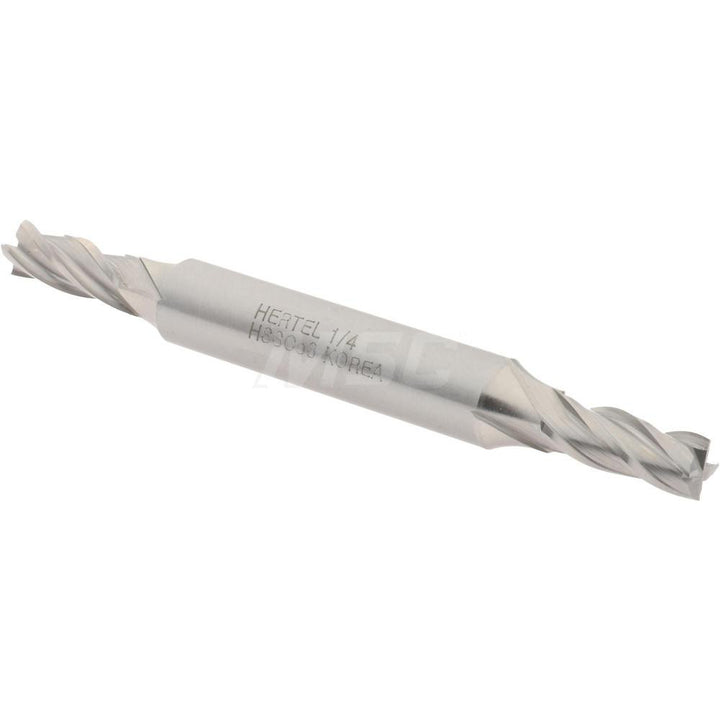 1/4" 4-Flute Cobalt Square End Mill - Hertel E2053016