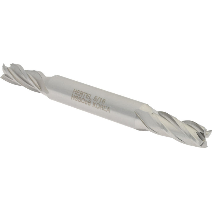 5/16" 4-Flute Cobalt Square End Mill - Hertel E2053020