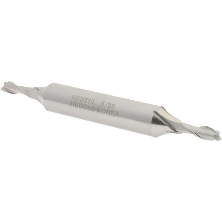5/32" 2-Flute Cobalt Square End Mill - Hertel E2050010