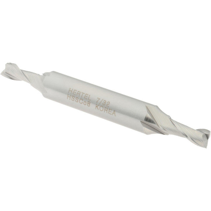 7/32" 2-Flute Cobalt Square End Mill - Hertel E2050014