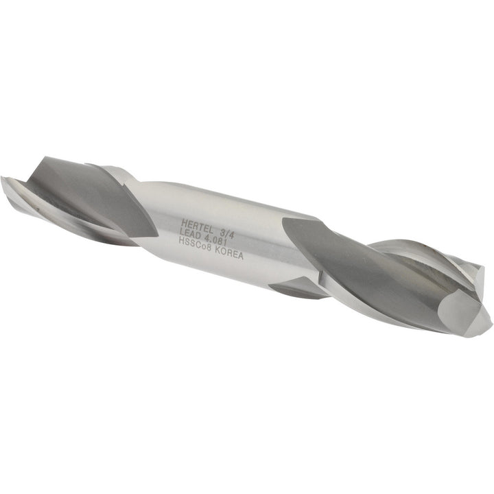 3/4" 2-Flute Cobalt Square End Mill - Hertel E2050048