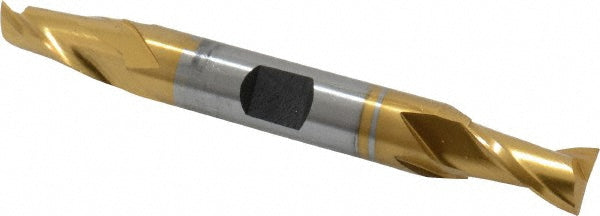 11/32" 2-Flute Cobalt Square End Mill, TiN - Hertel E4050022