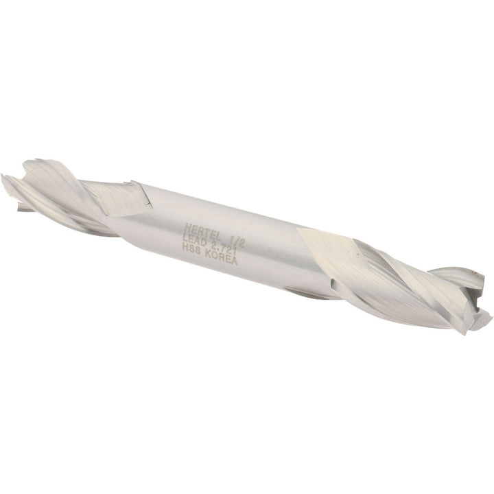 1/2" 3-Flute High Speed Steel Square End Mill - Hertel E1052032