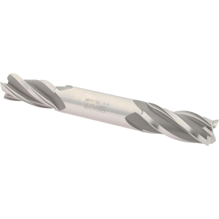 5/8" 4-Flute High Speed Steel Square End Mill - Hertel E1053040