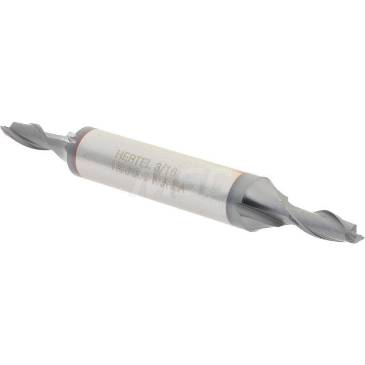 3/16" 2-Flute Cobalt Square End Mill, TiCN - Hertel E7050012