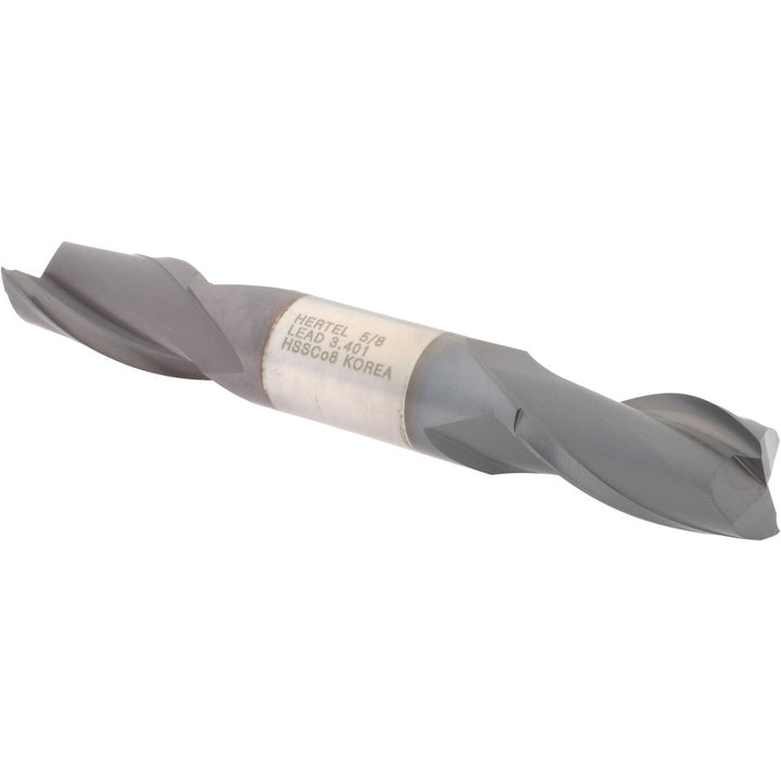 5/8" 2-Flute Cobalt Square End Mill, TiCN - Hertel E7050040