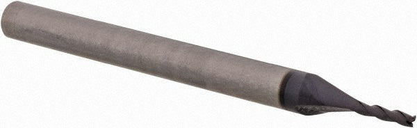 0.0394" 3-Flute Solid Carbide Square End Mill, AlTiN - SGS 48799