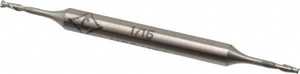 1/16" 2-Flute High Speed Steel Square End Mill - Cleveland C41070