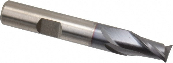 3/8" 2-Flute Cobalt Square End Mill, TiCN - Cleveland C32542