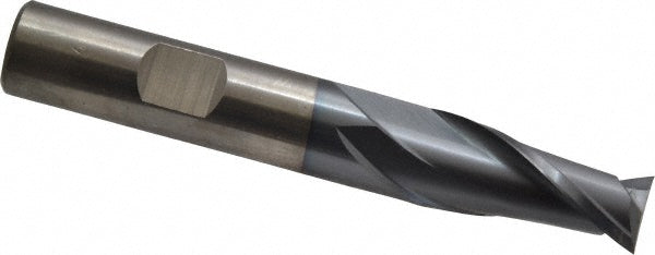 1/2" 2-Flute Cobalt Square End Mill, TiCN - Cleveland C32550
