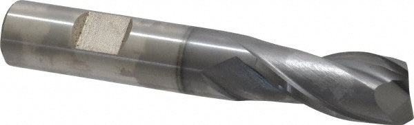 5/8" 2-Flute Cobalt Square End Mill, TiCN - Cleveland C32551