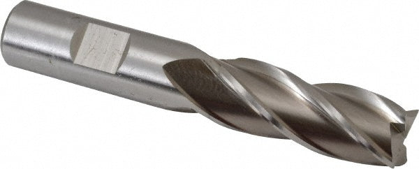 21/32" 4-Flute High Speed Steel Square End Mill - Cleveland C33165