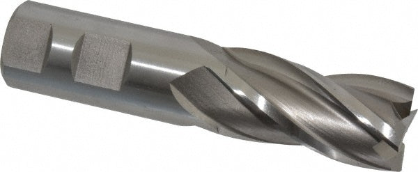 1" 4-Flute High Speed Steel Square End Mill - Cleveland C41272