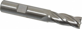15/32" 4-Flute High Speed Steel Square End Mill - Cleveland C33158