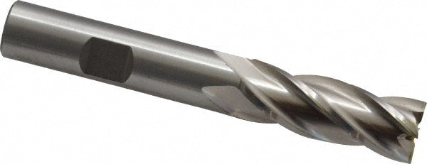 17/32" 4-Flute High Speed Steel Square End Mill - Cleveland C33161