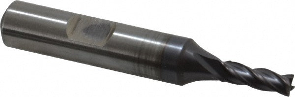 11/64" 4-Flute High Speed Steel Square End Mill, TiCN - Cleveland C33243