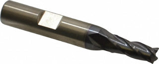 1/4" 4-Flute High Speed Steel Square End Mill, TiCN - Cleveland C33248