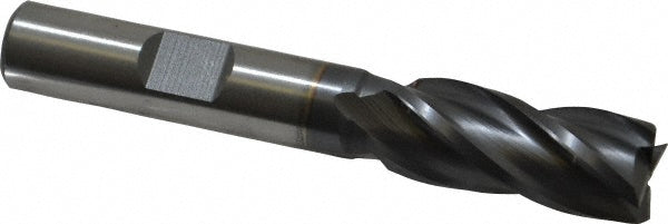 7/16" 4-Flute High Speed Steel Square End Mill, TiCN - Cleveland C33260