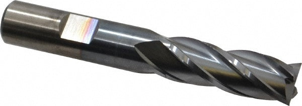 1/2" 4-Flute High Speed Steel Square End Mill, TiCN - Cleveland C33265