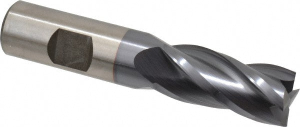 3/4" 4-Flute High Speed Steel Square End Mill, TiCN - Cleveland C33277