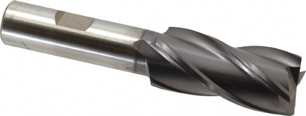 7/8" 4-Flute High Speed Steel Square End Mill, TiCN - Cleveland C33281