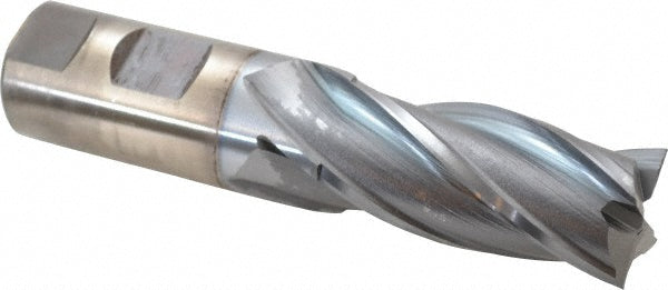 31/32" 4-Flute High Speed Steel Square End Mill, TiCN - Cleveland C33286
