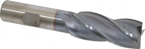 13/16" 4-Flute High Speed Steel Square End Mill, TiCN - Cleveland C33279