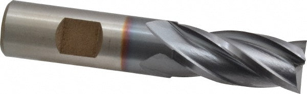 23/32" 4-Flute High Speed Steel Square End Mill, TiCN - Cleveland C33274