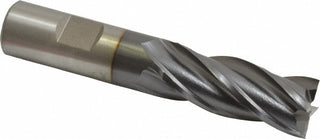 25/32" 4-Flute High Speed Steel Square End Mill, TiCN - Cleveland C33278