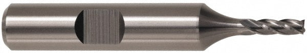 7/8" 4-Flute High Speed Steel Square End Mill, TiN - Cleveland C33221