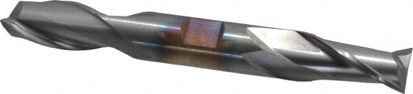 5/8" 2-Flute High Speed Steel Square End Mill, TiCN - Cleveland C33717