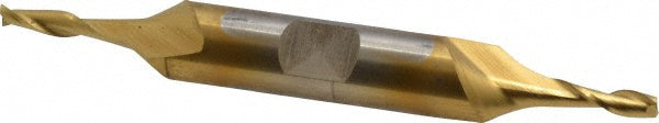 1/8" 2-Flute High Speed Steel Square End Mill, TiN - Cleveland C33648