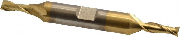 3/16" 2-Flute High Speed Steel Square End Mill, TiN - Cleveland C33652