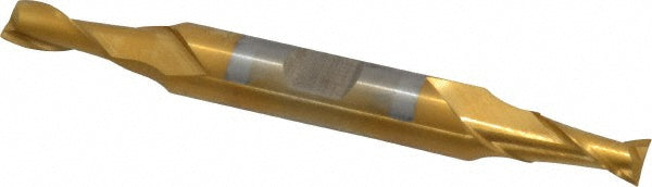 1/4" 2-Flute High Speed Steel Square End Mill, TiN - Cleveland C33656