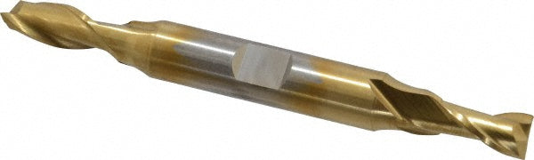 9/32" 2-Flute High Speed Steel Square End Mill, TiN - Cleveland C33658