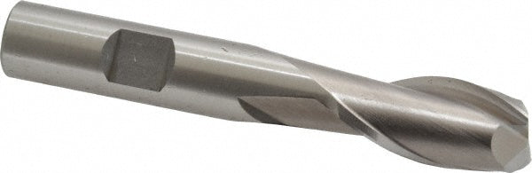 9/16" 2-Flute High Speed Steel Square End Mill - Cleveland C41620