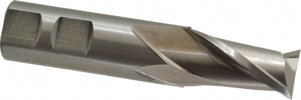 7/8" 2-Flute High Speed Steel Square End Mill - Cleveland C41637