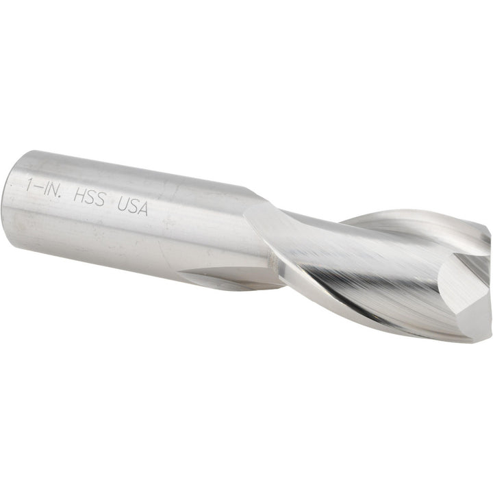 1" 2-Flute High Speed Steel Square End Mill - Cleveland C41643