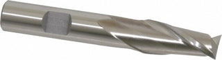 35/64" 2-Flute High Speed Steel Square End Mill - Cleveland C33749