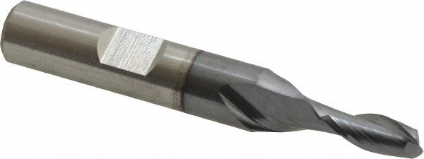 7/32" 2-Flute High Speed Steel Square End Mill, TiCN - Cleveland C33808