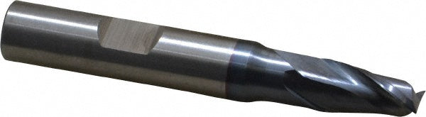 5/16" 2-Flute High Speed Steel Square End Mill, TiCN - Cleveland C33814