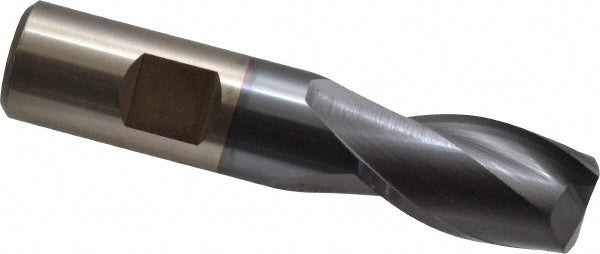 3/4" 2-Flute High Speed Steel Square End Mill, TiCN - Cleveland C33841