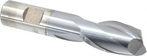 7/8" 2-Flute High Speed Steel Square End Mill, TiCN - Cleveland C38902