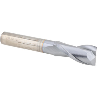 11/16" 2-Flute High Speed Steel Square End Mill, TiCN - Cleveland C33837