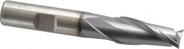 17/32" 2-Flute High Speed Steel Square End Mill, TiCN - Cleveland C33829