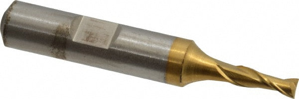 5/32" 2-Flute High Speed Steel Square End Mill, TiN - Cleveland C33754