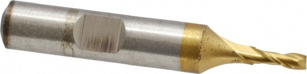 High Speed Steel Keyway End Mill, TiN - Cleveland C38932