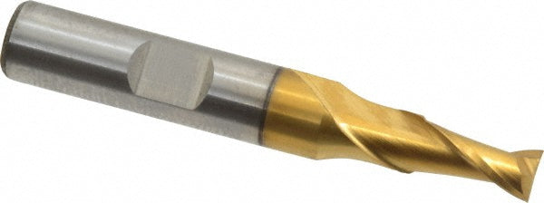 High Speed Steel Keyway End Mill, TiN - Cleveland C38935